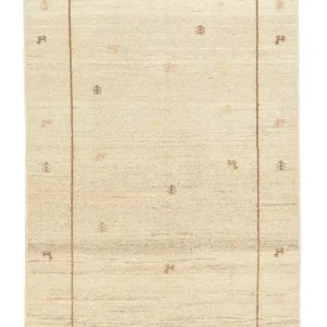 Gabbeh-teppe - persisk - 171 x 110 cm - beige