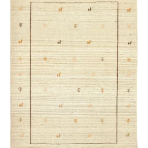 Gabbeh-teppe - persisk - 172 x 123 cm - beige