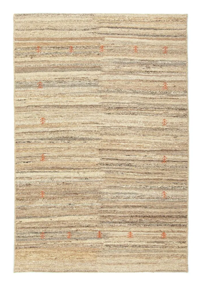 Gabbeh-teppe - persisk - 173 x 114 cm - beige