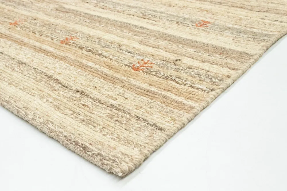 Gabbeh-teppe - persisk - 173 x 114 cm - beige