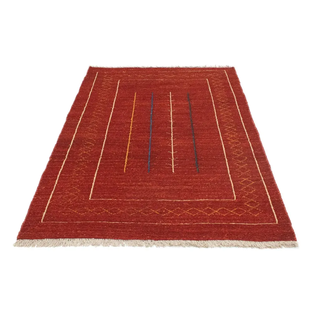 Gabbeh-teppe - persisk - 175 x 112 cm - rød