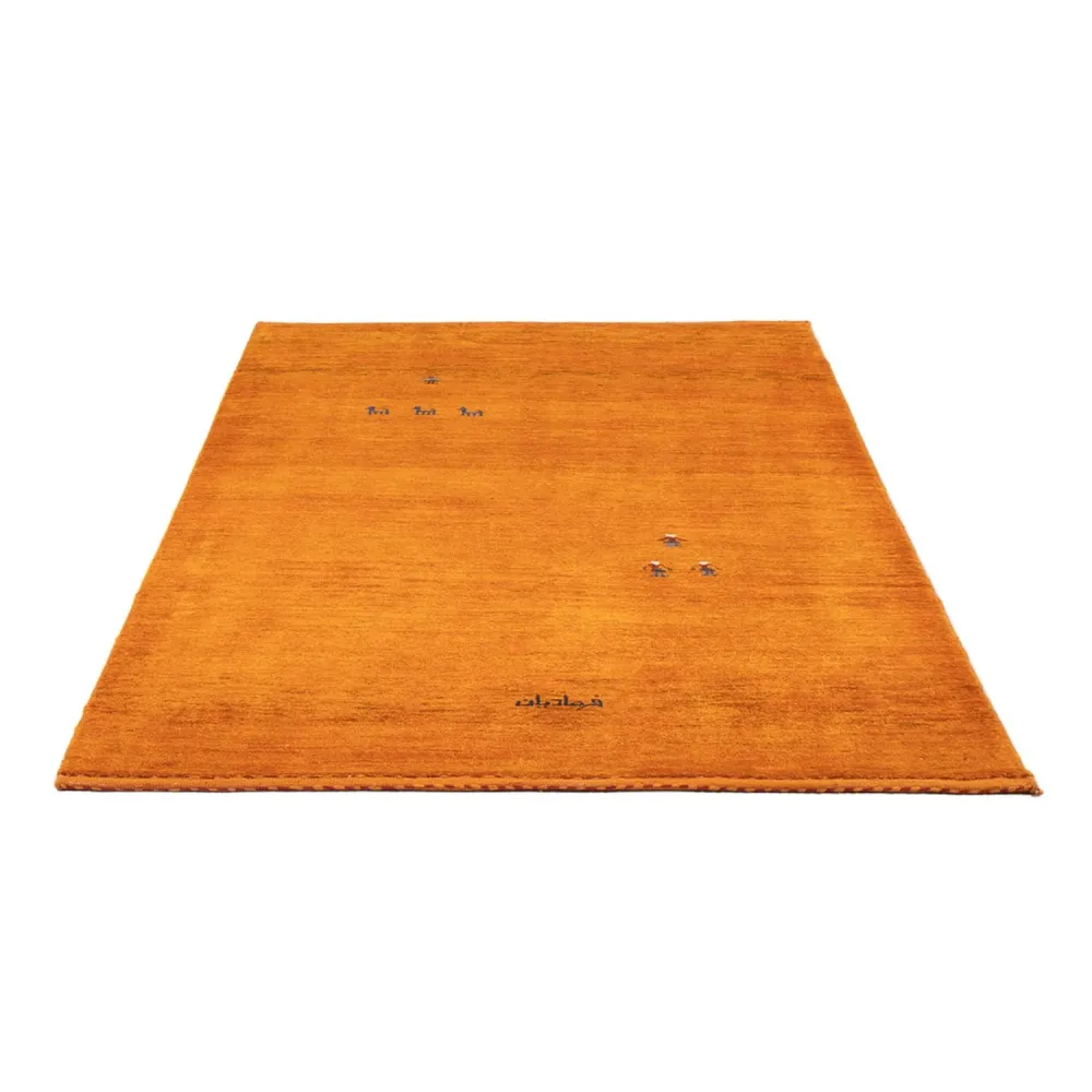 Gabbeh-teppe - persisk - 176 x 115 cm - oransje