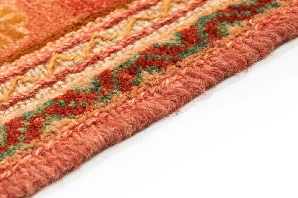 Gabbeh-teppe - persisk - 176 x 115 cm - oransje