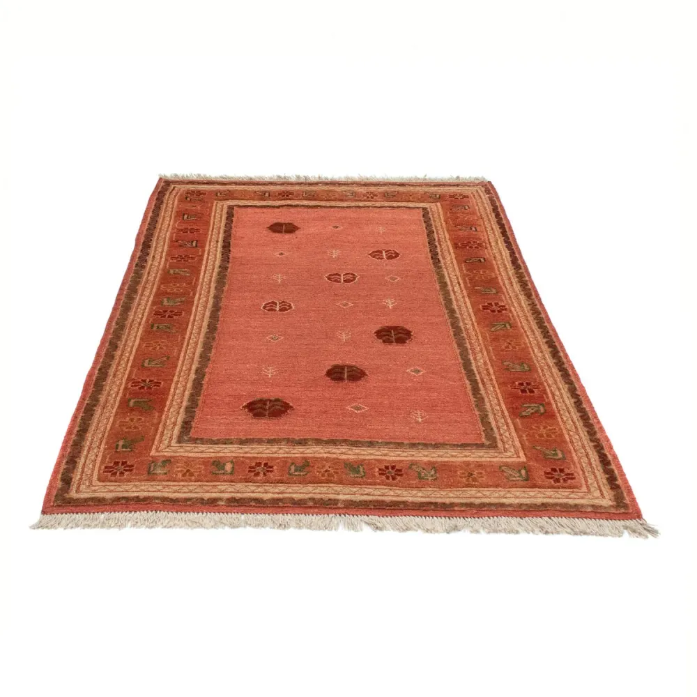 Gabbeh-teppe - persisk - 176 x 115 cm - oransje