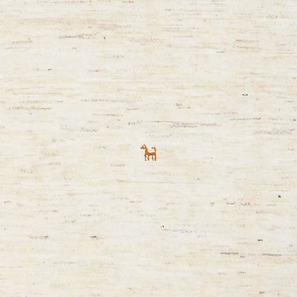 Gabbeh-teppe - persisk - 176 x 120 cm - beige