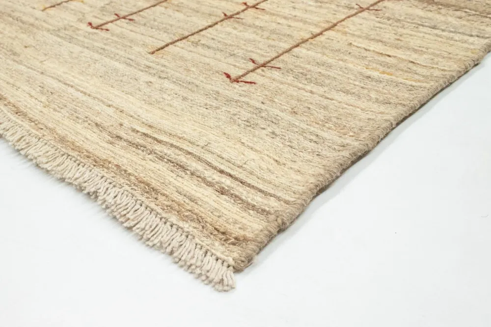 Gabbeh-teppe - persisk - 178 x 110 cm - beige