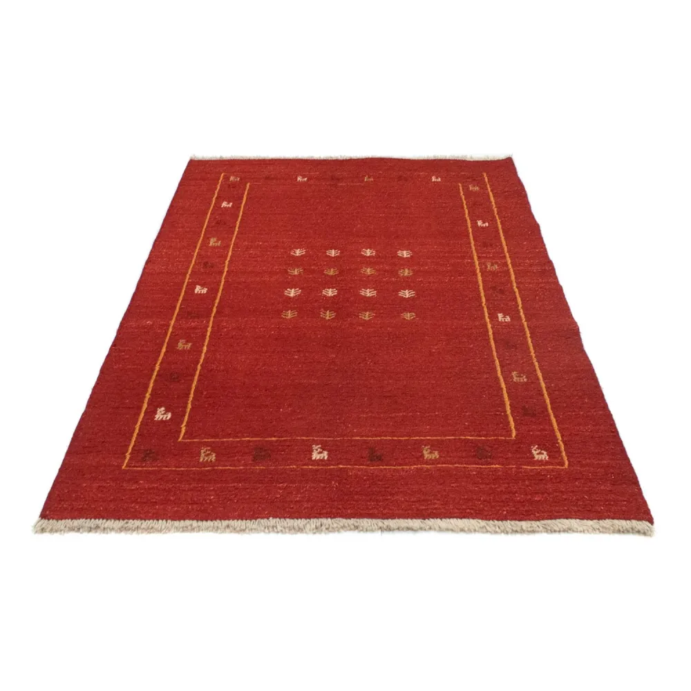 Gabbeh-teppe - persisk - 178 x 120 cm - rød