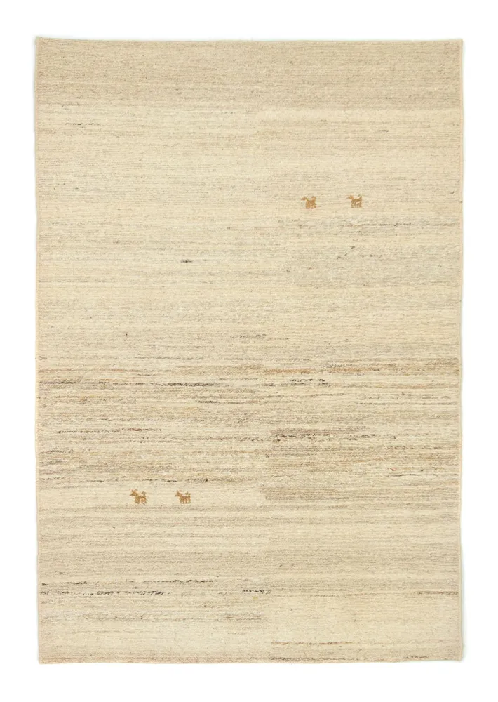 Gabbeh-teppe - persisk - 178 x 120 cm - beige