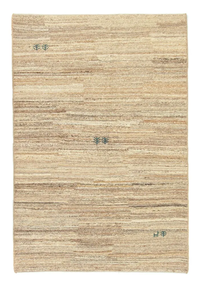 Gabbeh-teppe - persisk - 180 x 117 cm - beige