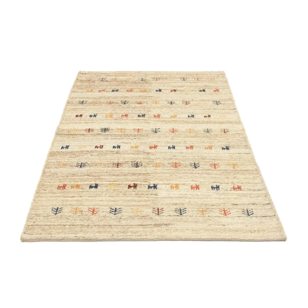 Gabbeh-teppe - persisk - 182 x 110 cm - beige