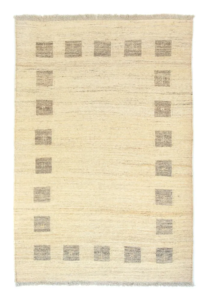 Gabbeh-teppe - persisk - 183 x 121 cm - beige