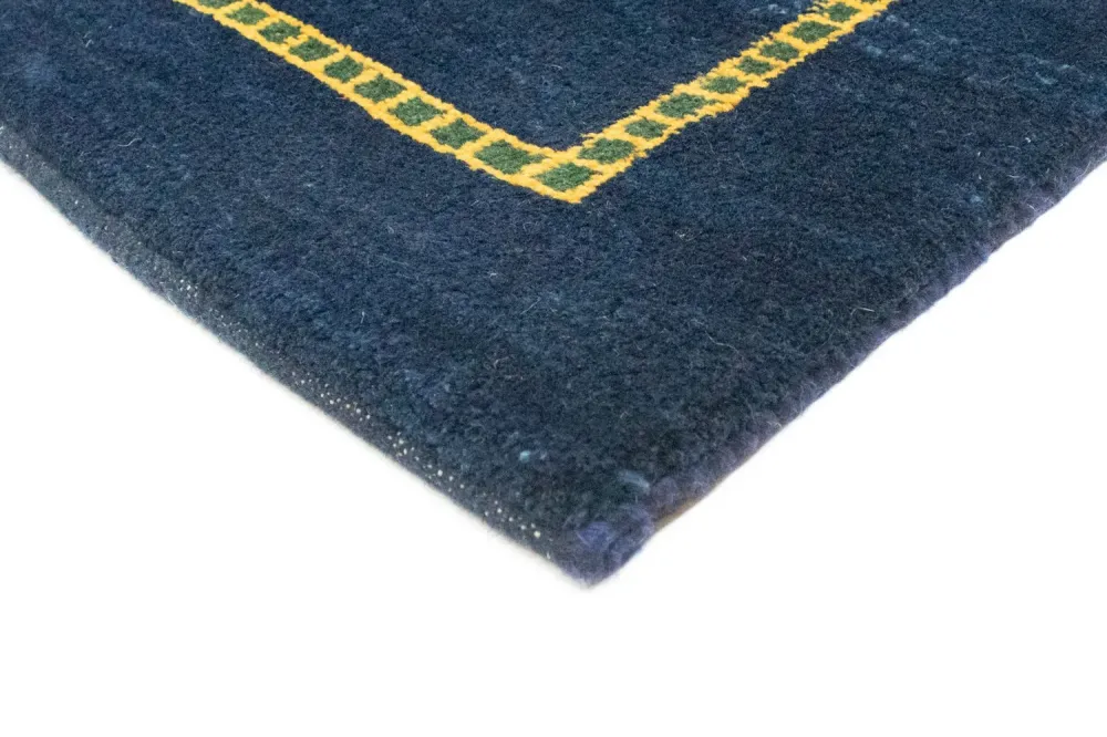 Gabbeh-teppe - persisk - 184 x 122 cm - grønn
