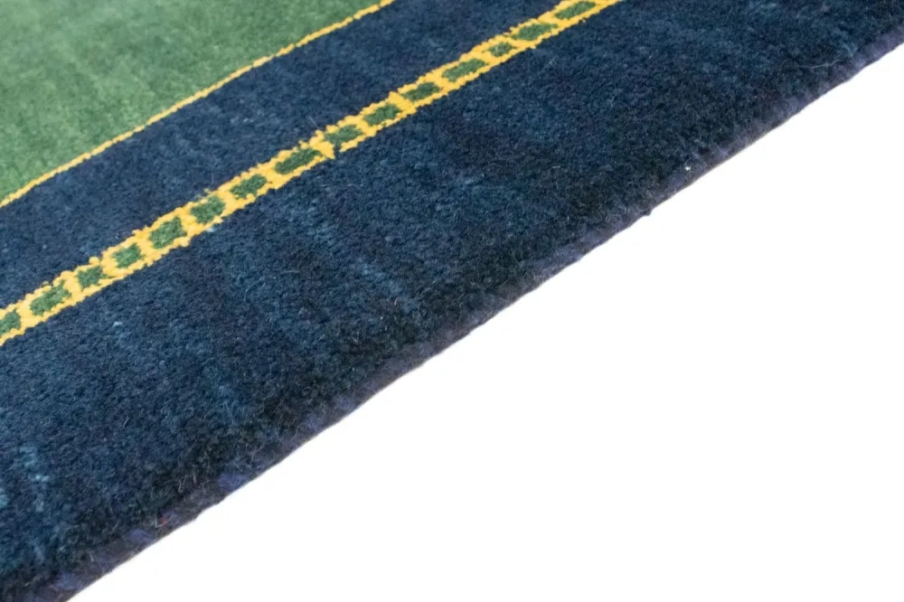 Gabbeh-teppe - persisk - 184 x 122 cm - grønn