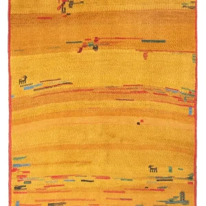 Gabbeh-teppe - persisk - 185 x 140 cm - flerfarget