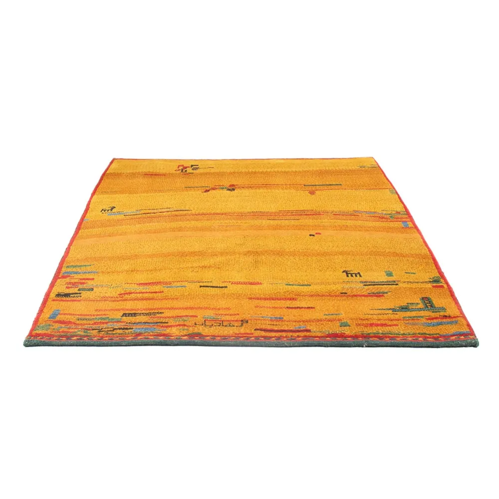 Gabbeh-teppe - persisk - 185 x 140 cm - flerfarget