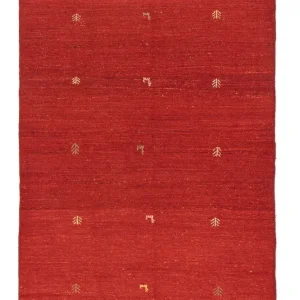 Gabbeh-teppe - persisk - 187 x 121 cm - rød