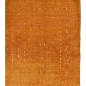 Gabbeh-teppe - persisk - 187 x 147 cm - gull