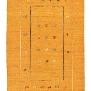 Gabbeh-teppe - persisk - 188 x 123 cm - gull