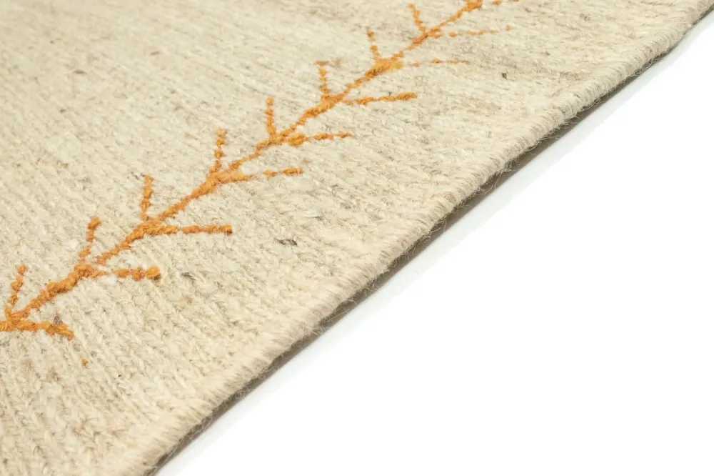 Gabbeh-teppe - persisk - 188 x 139 cm - beige