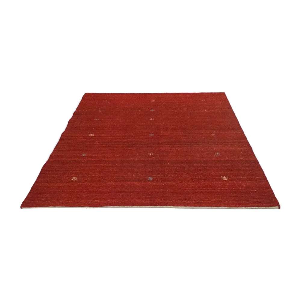 Gabbeh-teppe - persisk - 189 x 152 cm - rød