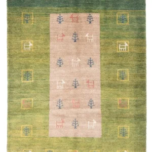 Gabbeh-teppe - persisk - 190 x 119 cm - flerfarget