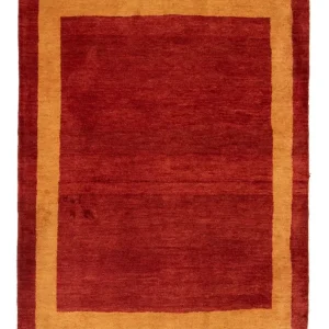 Gabbeh-teppe - persisk - 190 x 152 cm - rød