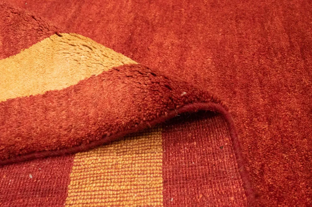 Gabbeh-teppe - persisk - 190 x 152 cm - rød