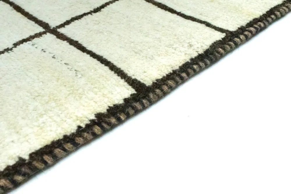 Gabbeh-teppe - persisk - 191 x 151 cm - beige