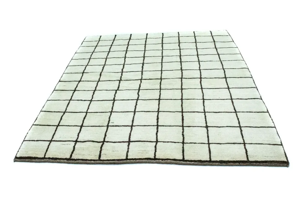 Gabbeh-teppe - persisk - 191 x 151 cm - beige