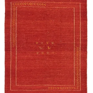 Gabbeh-teppe - persisk - 191 x 152 cm - rød