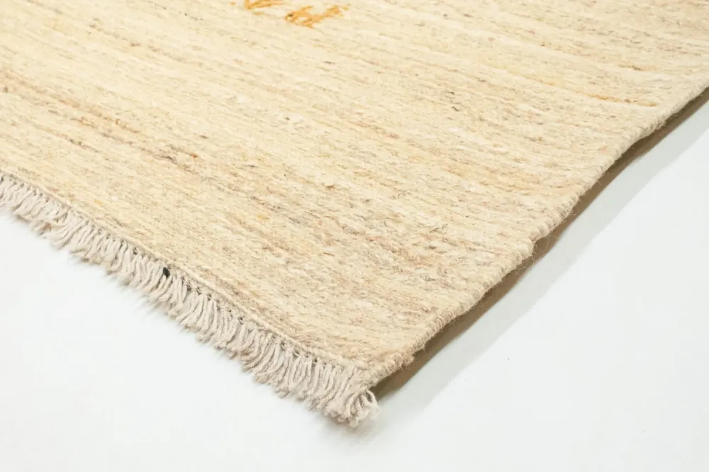 Gabbeh-teppe - persisk - 192 x 156 cm - beige