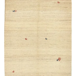 Gabbeh-teppe - persisk - 192 x 157 cm - beige