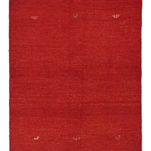 Gabbeh-teppe - persisk - 195 x 147 cm - rød