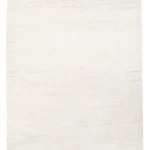Gabbeh-teppe - persisk - 195 x 155 cm - hvit