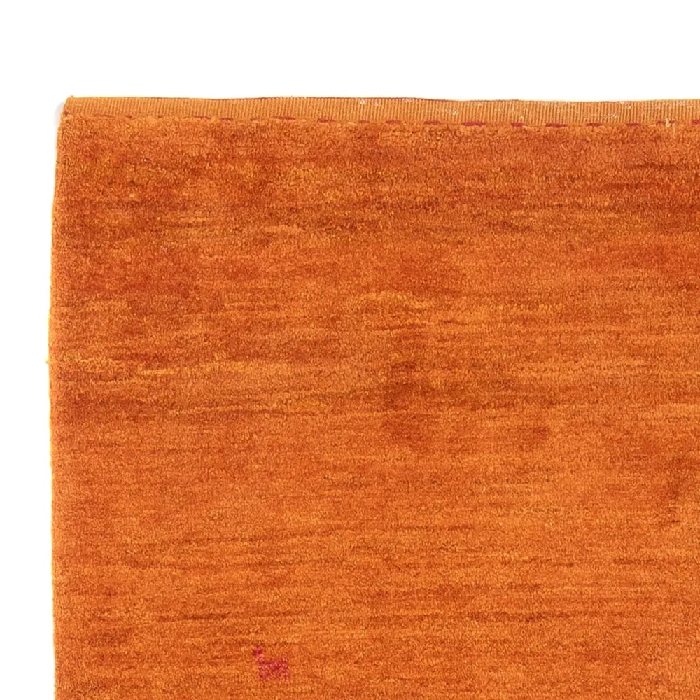 Gabbeh-teppe - persisk - 196 x 118 cm - oransje