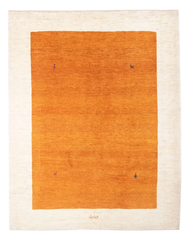 Gabbeh-teppe - persisk - 196 x 153 cm - flerfarget
