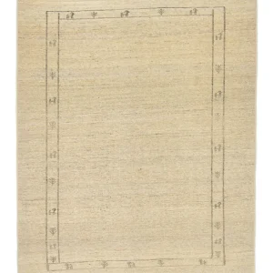 Gabbeh-teppe - persisk - 197 x 147 cm - beige
