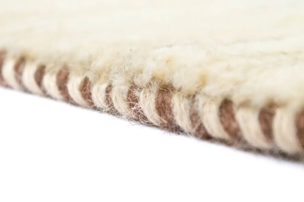 Gabbeh-teppe - persisk - 198 x 141 cm - beige