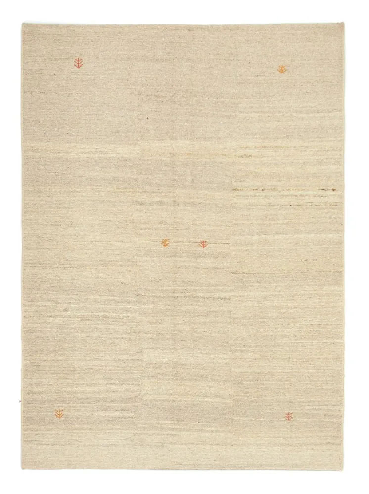 Gabbeh-teppe - persisk - 198 x 141 cm - beige