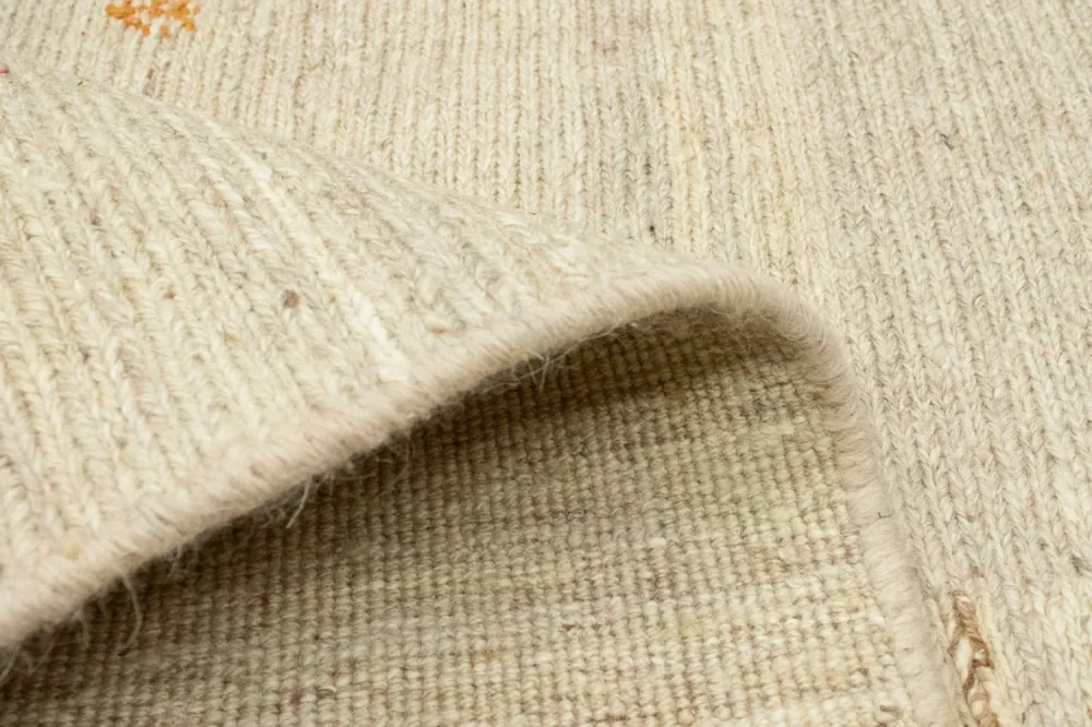 Gabbeh-teppe - persisk - 198 x 141 cm - beige