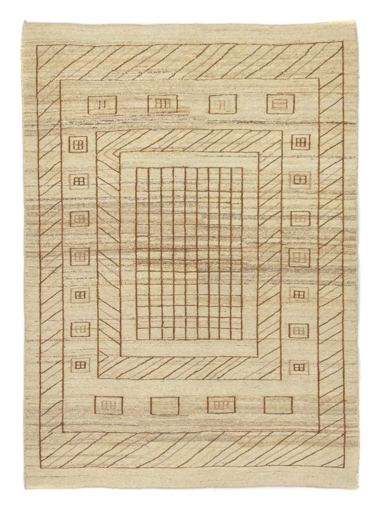 Gabbeh-teppe - persisk - 198 x 141 cm - flerfarget