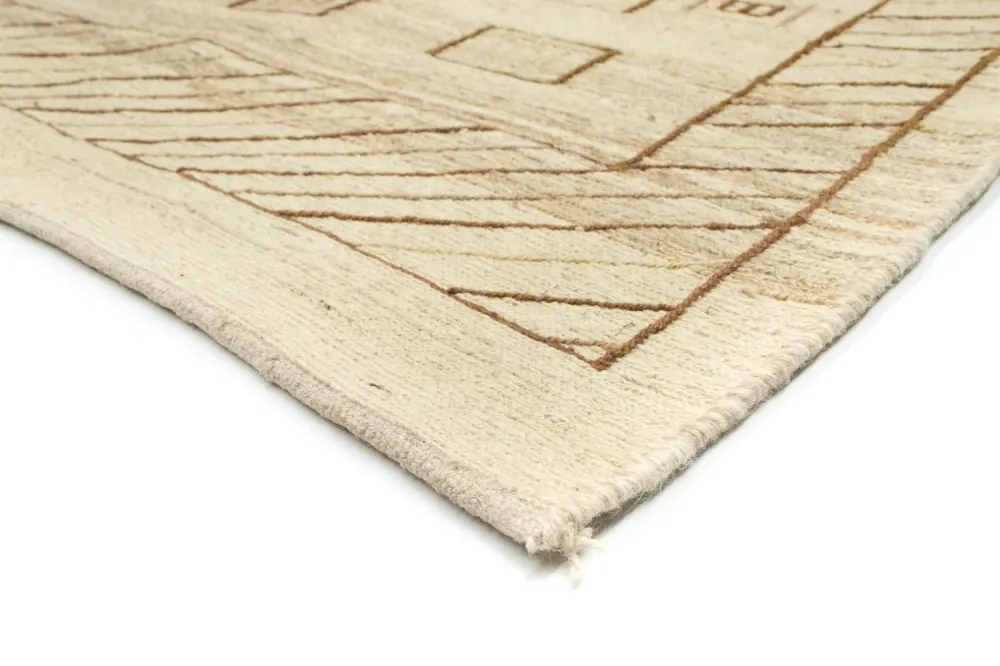 Gabbeh-teppe - persisk - 198 x 141 cm - flerfarget