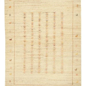 Gabbeh-teppe - persisk - 200 x 150 cm - beige