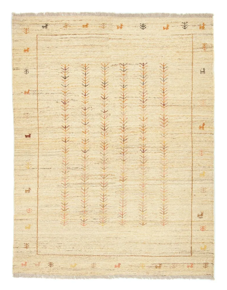Gabbeh-teppe - persisk - 200 x 150 cm - beige