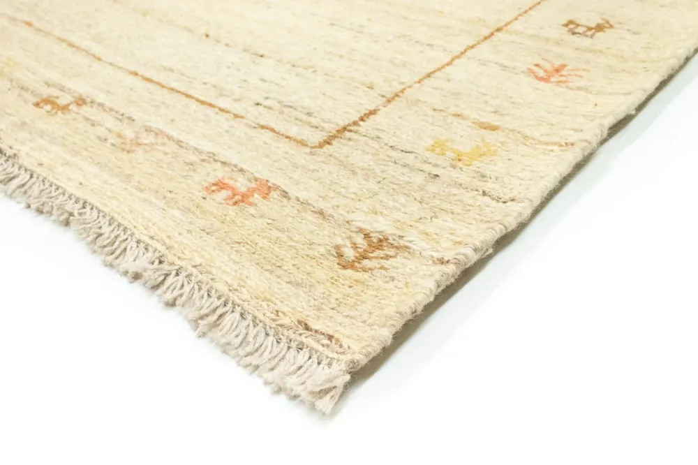 Gabbeh-teppe - persisk - 200 x 150 cm - beige