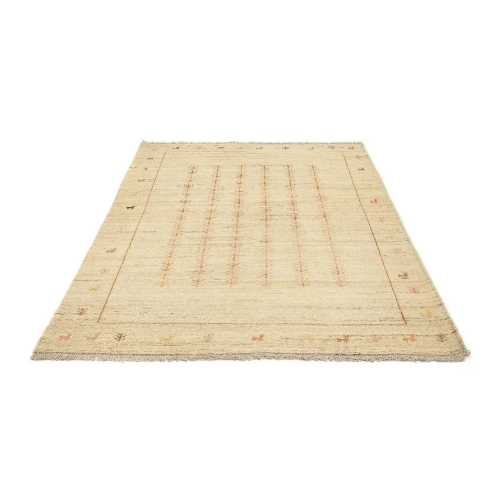 Gabbeh-teppe - persisk - 200 x 150 cm - beige