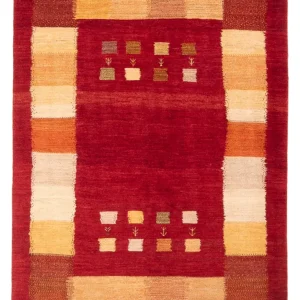 Gabbeh-teppe - persisk - 200 x 158 cm - flerfarget