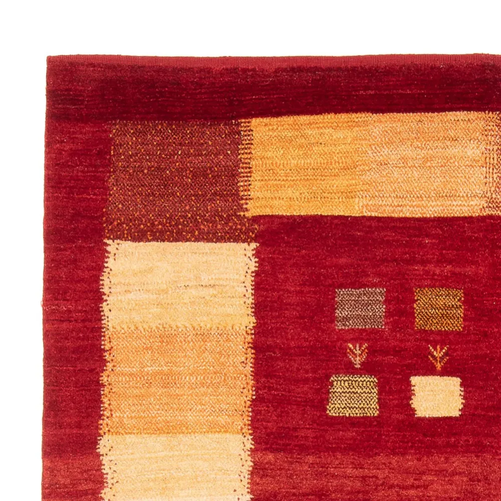 Gabbeh-teppe - persisk - 200 x 158 cm - flerfarget