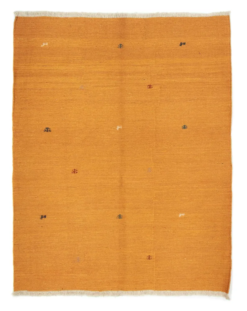 Gabbeh-teppe - persisk - 200 x 160 cm - gull