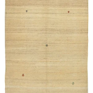 Gabbeh-teppe - persisk - 200 x 164 cm - beige
